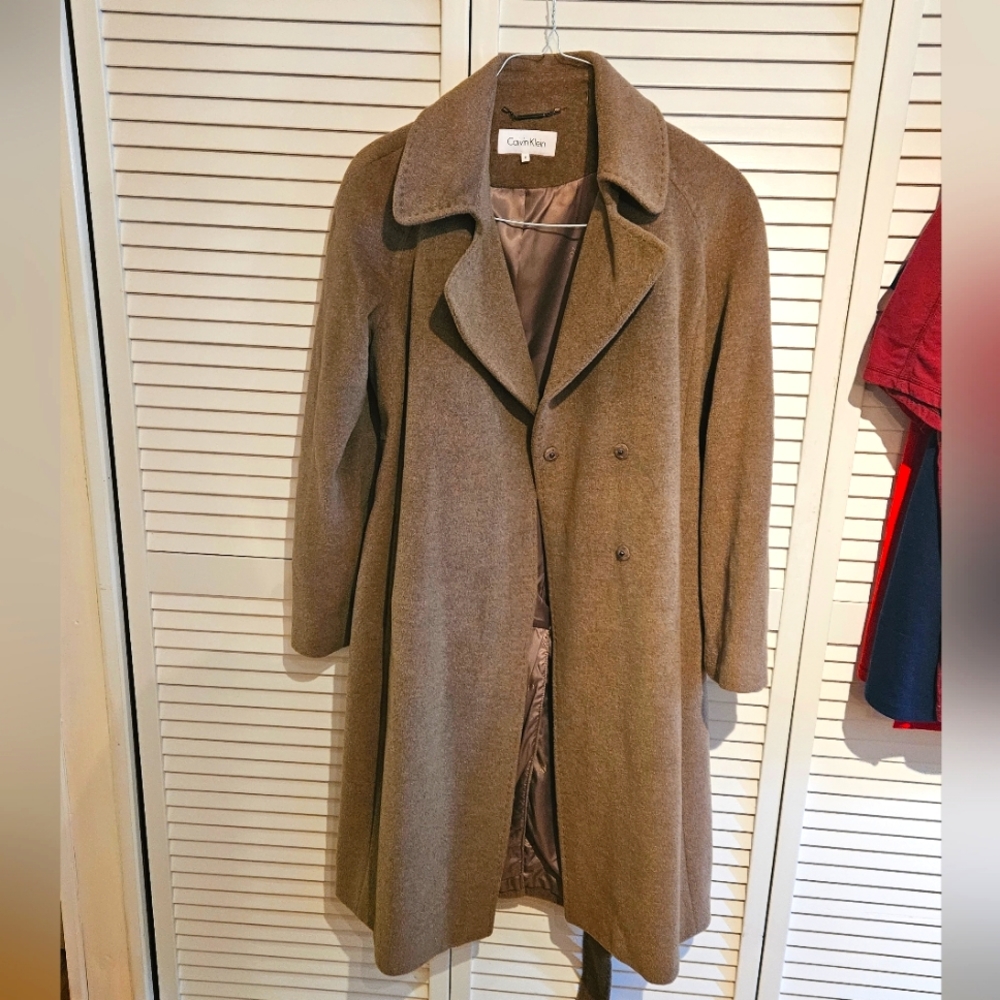 Calvin Klein mantel beige coat
